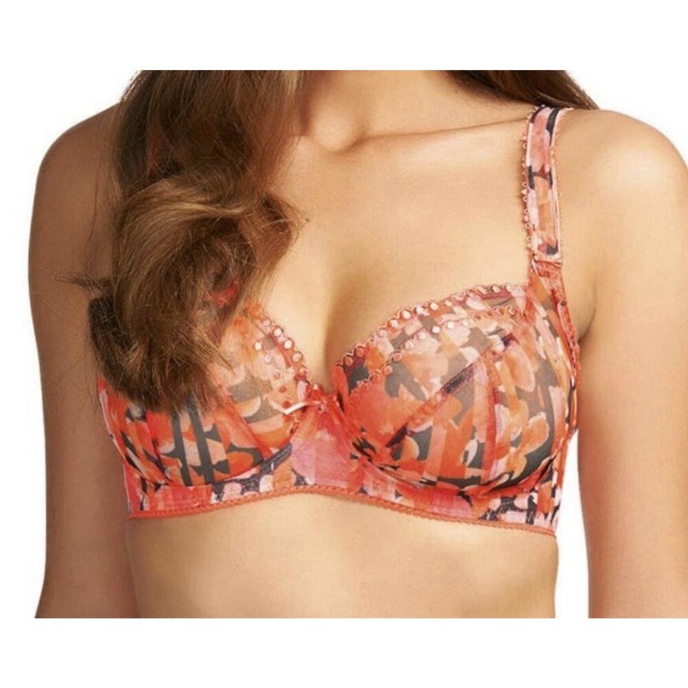 Freya Orange Multi Print Underwire Bra